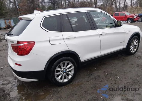 2014 BMW X3 xDrive28I z USA, uszkodzony, nr VIN 5UXWX9C50E0D28707